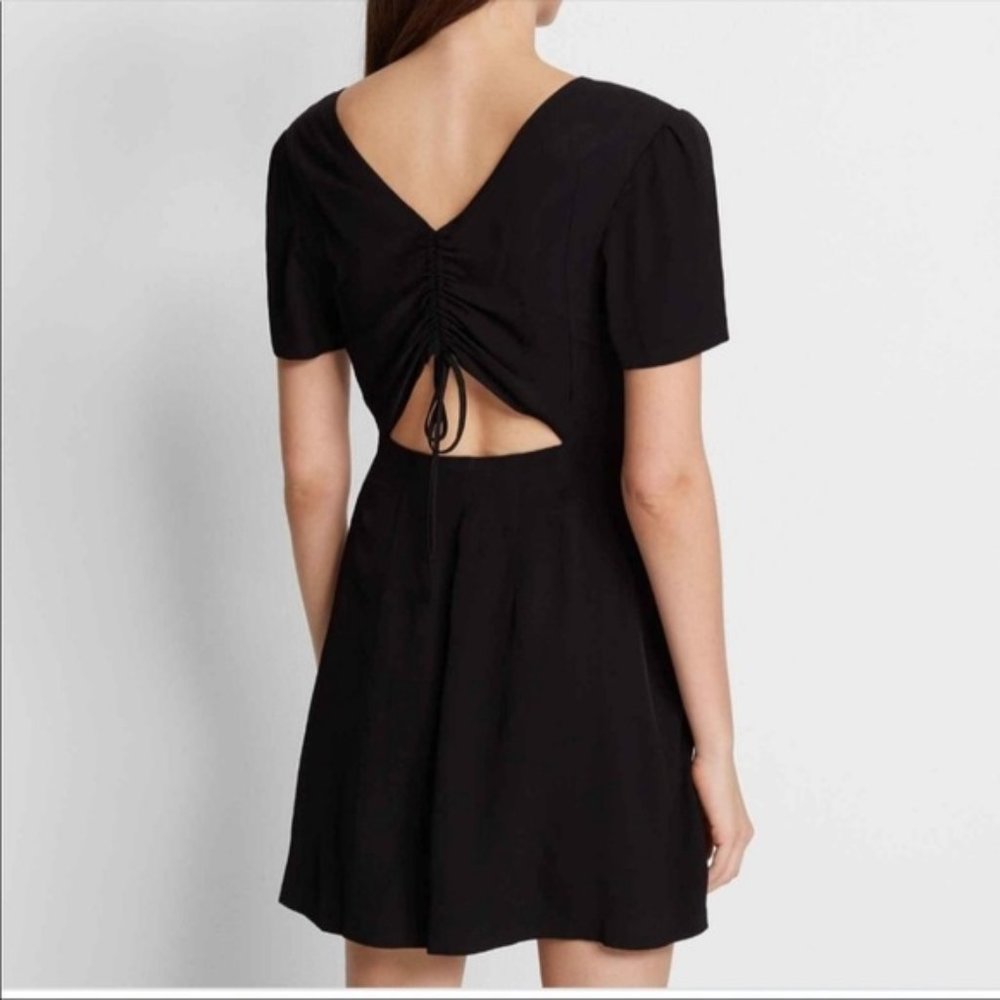 Club Monaco Lowcut Cut-Out V-Neck Dress - Picture 2 of 7